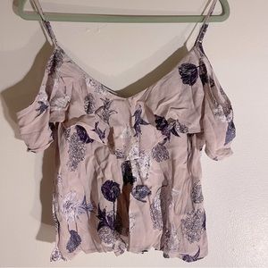 Astr The Label Cold Shoulder Top Size Small